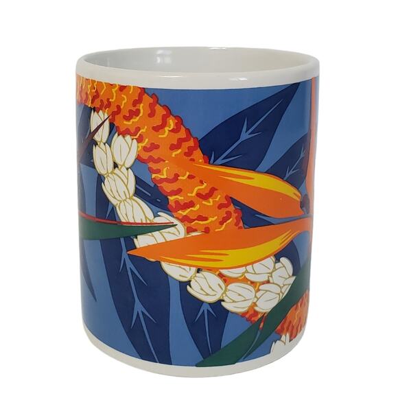 Hilo Hattie Vintage circa 1999 Souvenir Coffee Mug "Bird of Paradise" Ha… - Picture 6 of 8